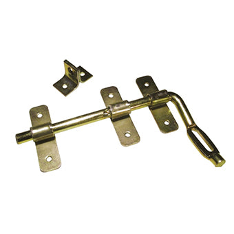 Catenaccio portalucchetto Ã˜ 12 x 250 mm. - zincato giallo