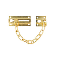 Chiudiporta con catenella - ferro ottonato - 1 pz.