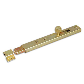 Catenaccio profilato da avvitare 200 mm. - ottonato