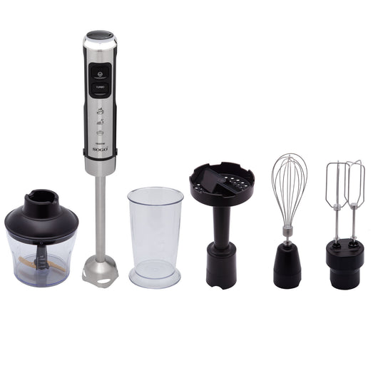Set Frullatore Elettrico ad Alta Potenza + 5 attrezzi 1500W