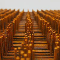 Set rete elettrosaldata ferro grezzo Ø 8 mm maglia 20 x 20 cm fogli 1,5 x 1 m *** pezzi 5 fogli, confezione 1