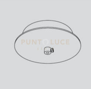 FOCUS-B1 Base per sospensione Focus colore nero opaco in metallo 1 luce