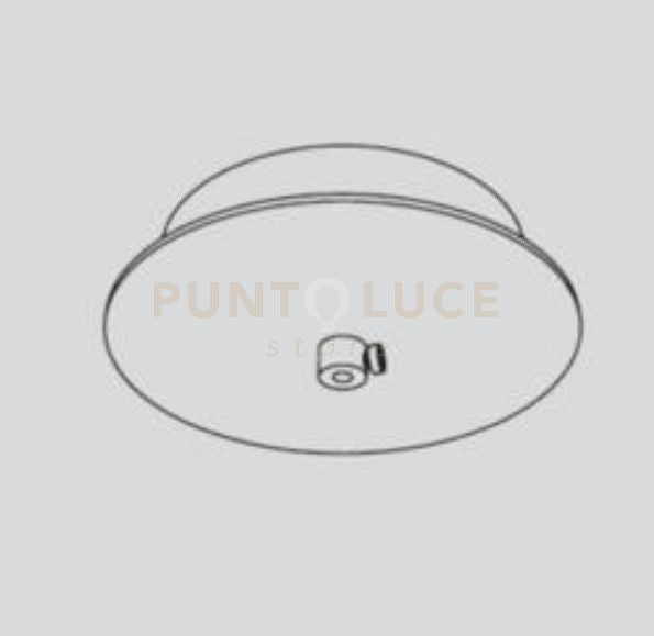 FOCUS-B1 Base per sospensione Focus colore nero opaco in metallo 1 luce