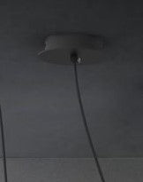 FOCUS-B1 Base per sospensione Focus colore nero opaco in metallo 1 luce