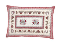 Federa Cuscino Arredo Casa Fodera Tessuto Cinigliato Tirolese Monte Bianco - 40x40 - Monte Bianco