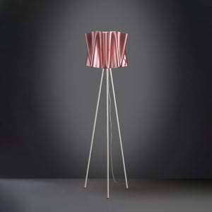 Piantana Moderna 3 Piedi Folio Polilux ® Pink Metal E Metallo 1 Luce E27