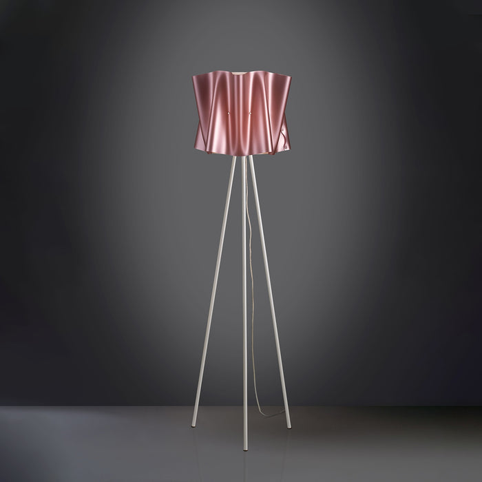 Piantana Moderna 3 Piedi Folio Polilux ® Pink Metal E Metallo 1 Luce E27