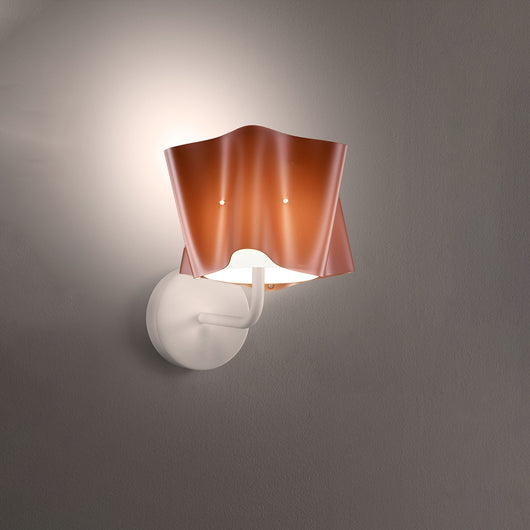 Applique Moderna Folio Polilux ® Rame E Metallo 1 Luce E27