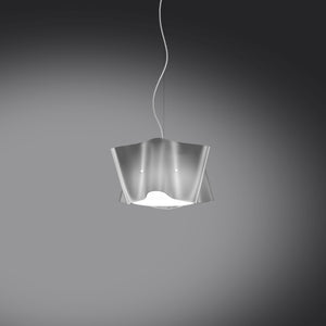 Sospensione Moderna Folio Polilux ® Argento E Metallo Cromo 1 Luce E27