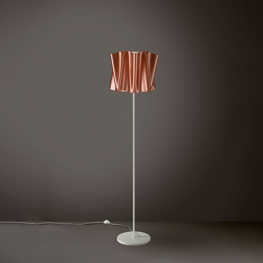 Piantana Moderna Folio Polilux ® Rame E Metallo 1 Luce E27