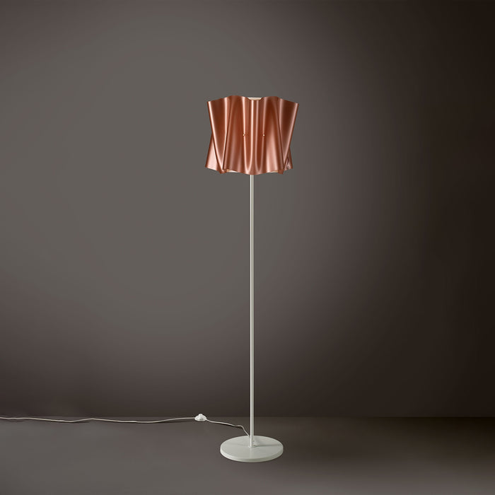 Piantana Moderna Folio Polilux ® Rame E Metallo 1 Luce E27