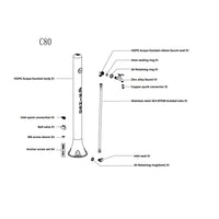 Sined Acqua Fontana Da Giardino In Polietilene Ideale Per Innaffiare Il Giardino Bianca