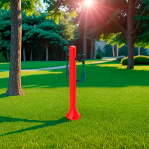 Sined Acqua Pro Fontanella Da Giardino In Polietilene Con Tubo Flessibile e Pistola Rossa