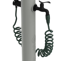 Sined Acqua Pro Fontanella Da Giardino In Polietilene Con Attacco Laterale Facile Montaggio Tortora