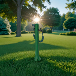 Sined Acqua Pro Fontanella Da Giardino Con Attacco Laterale e Pistola In Polietilene Verde