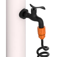 Fontana In Alluminio Resistente Con Attacco Laterale Include Tubo Da 75 m e Pistola a 8 Getti Facile Da Montare Ideale Per Esterni