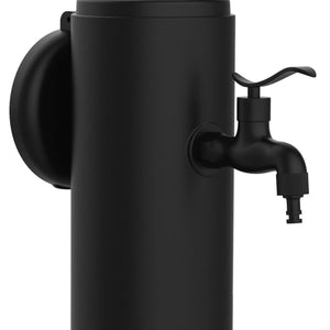 Sined Tritone Pro Fontanella In Polietilene Con Cestello e Tubo Flessibile Con Pistola Nero Con Tubo Flessibile Lungo 75 m