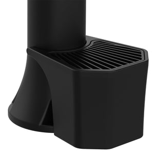 Sined Tritone Pro Fontanella In Polietilene Con Cestello e Tubo Flessibile Con Pistola Nero Con Tubo Flessibile Lungo 75 m