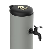 Sined Tritone Pro Fontana In Polietilene Con Doppio Attacco e Cestello Facile Montaggio Tortora Con Tubo Flessibile Lungo 75 m