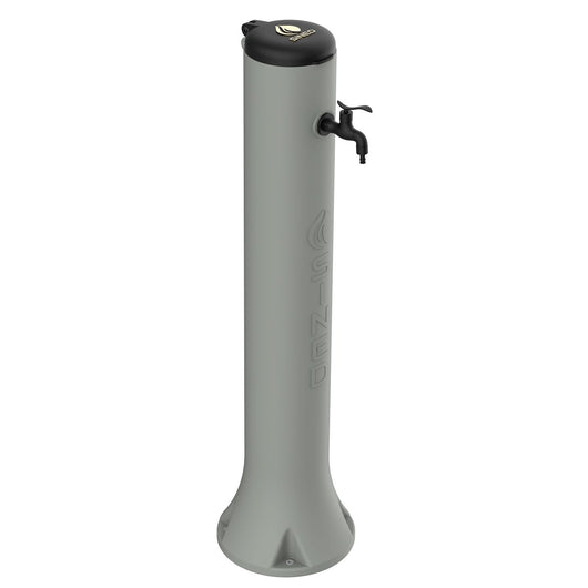 Sined Tritone Fontanella Da Giardino In Hdpe Con Gancio Portagomma h 100 Cm Tortora