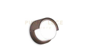 FONTE ROUND APPLIQUE DA ESTERNO 4000K 780LM 12W IP65 CORTEN