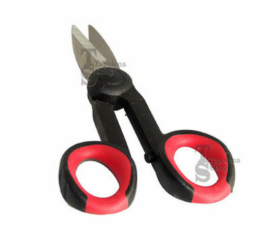 FORBICE FORBICI SPELLA FILO CAVO PER ELETTRICISTA TAGLIA CAVO LAME CROMATE CAVI