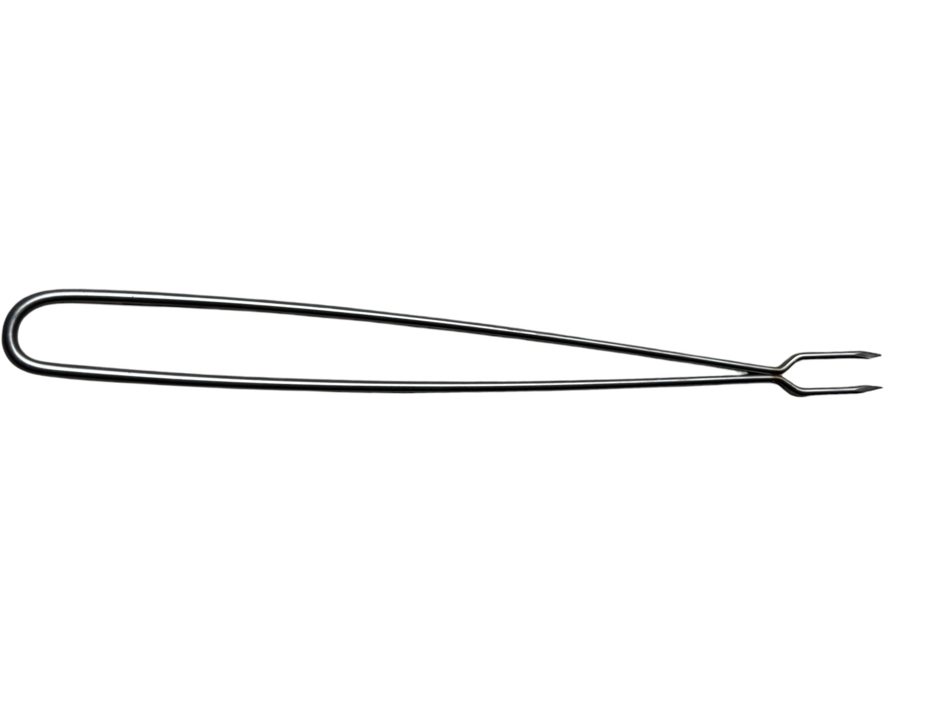 Forchettone Professionale in Acciaio Inox, 60 cm, Due Punte, Made in Italy