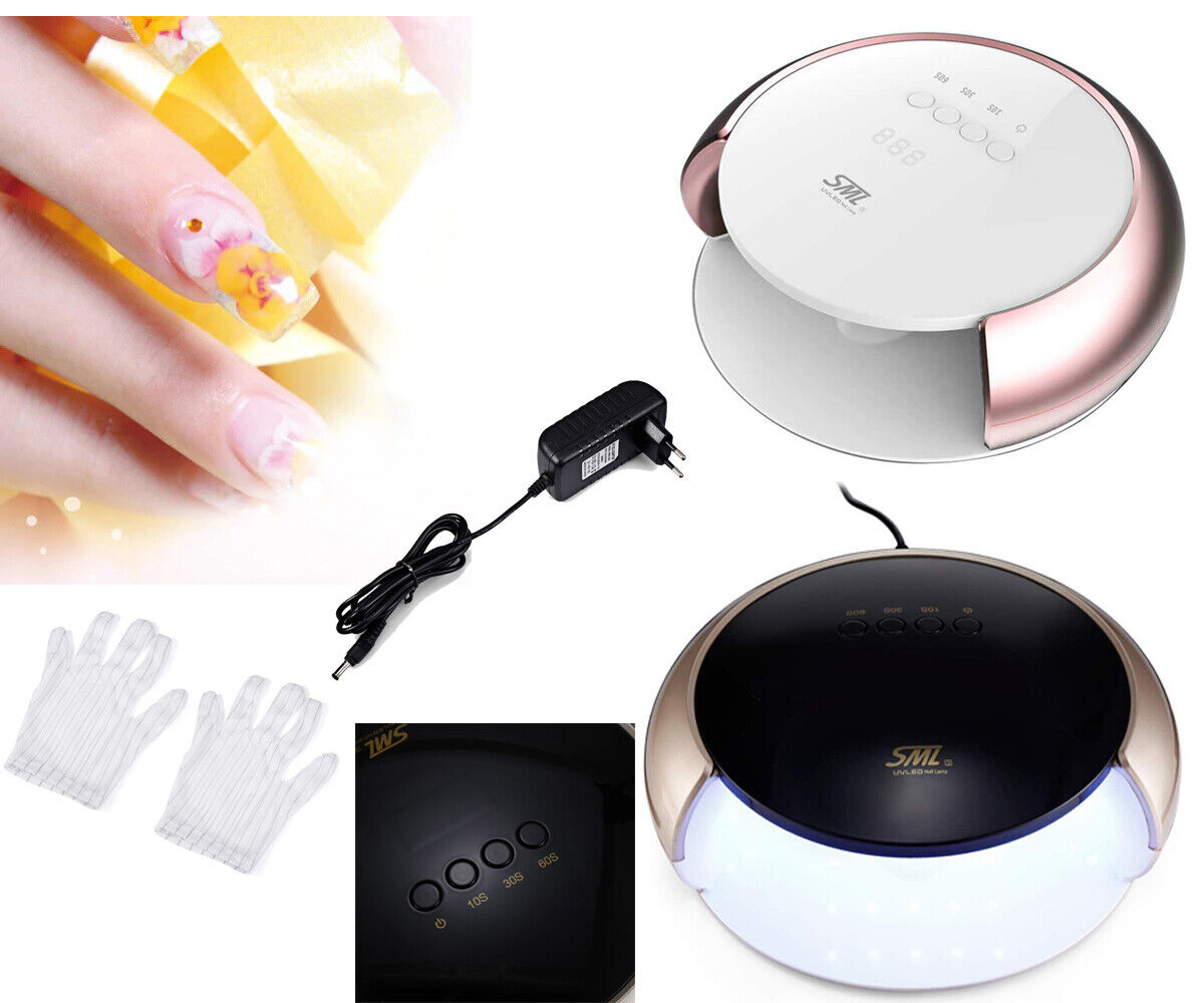 FORNETTO LED UV 48W 33 LED PER RICOSTRUZIONE COLATA GEL UNGHIE UNGHIA NAIL S3