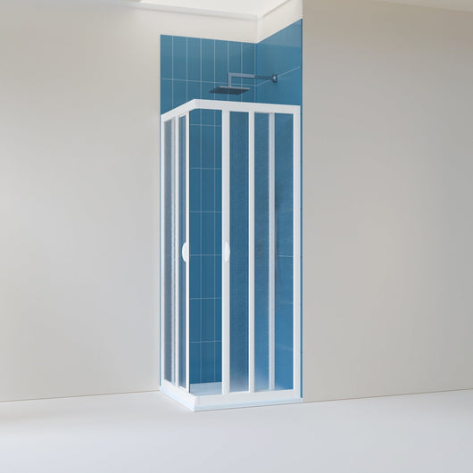 Box doccia 75x75 CM in Acrilico mod. Smart con apertura centrale