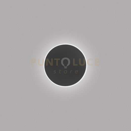 FORTUNA A/P -APPLIQUE A PARETE NERO 20W 1320LM 3000K DIMMERABILE D.30CM