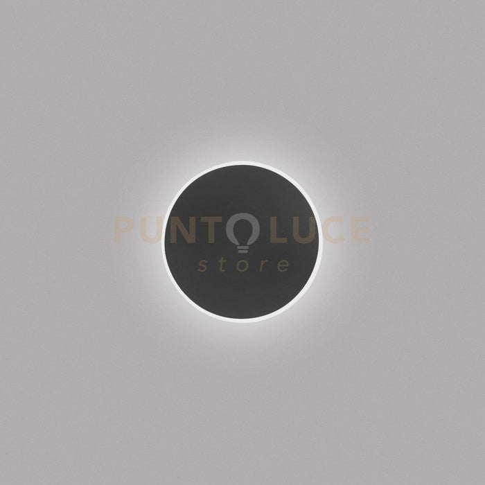 FORTUNA A/P -APPLIQUE A PARETE NERO 20W 1320LM 3000K DIMMERABILE D.30CM