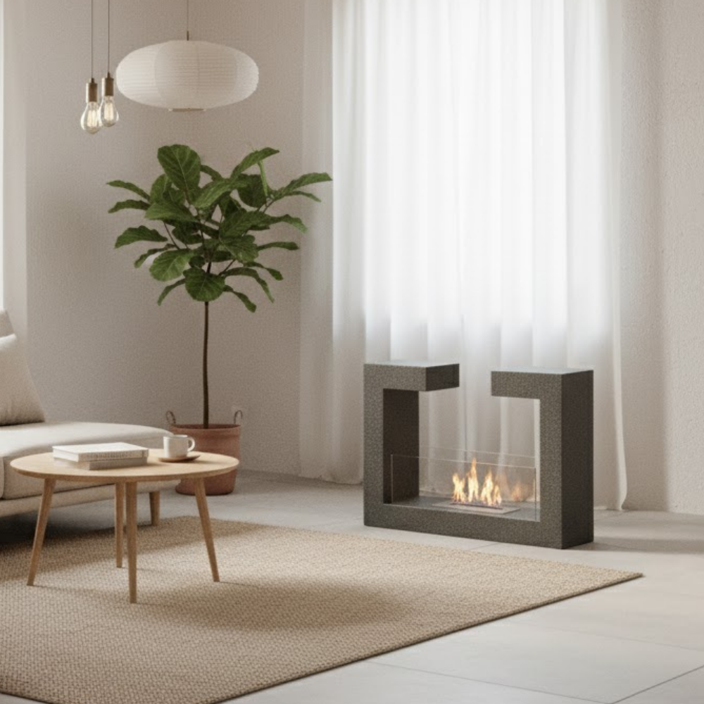 Polar, Biocamino da terra (25cm X 78cm H. 58cm)