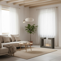 Polar, Biocamino da terra (25cm X 78cm H. 58cm)