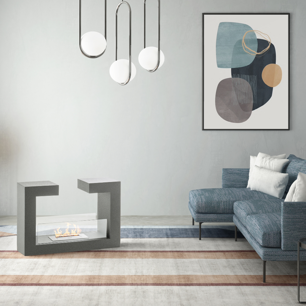 Polar, Biocamino da terra (25cm X 78cm H. 58cm)