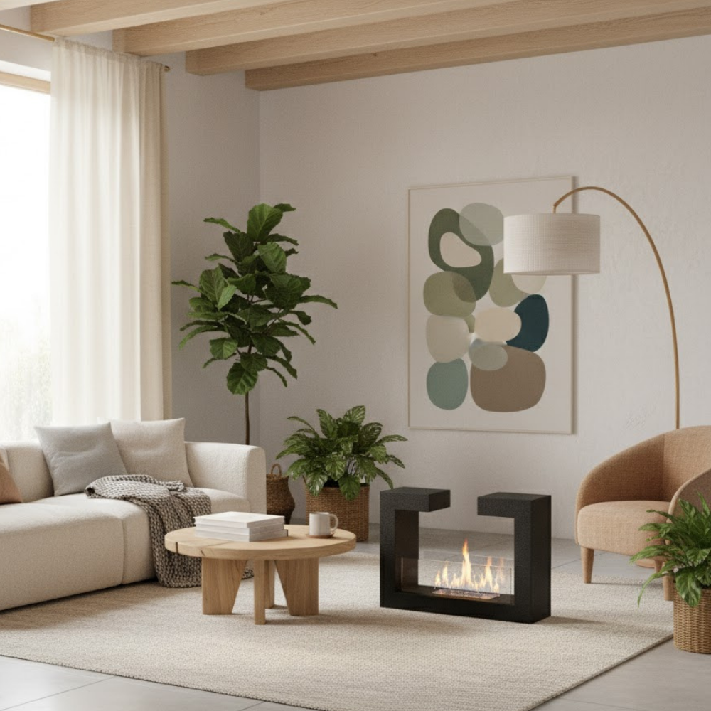 Polar, Biocamino da terra (25cm X 78cm H. 58cm)