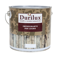 Fondo funghicida alchidico per legno interno ed esterno *** formato 2.5 lt, colore- mogano, confezione 1