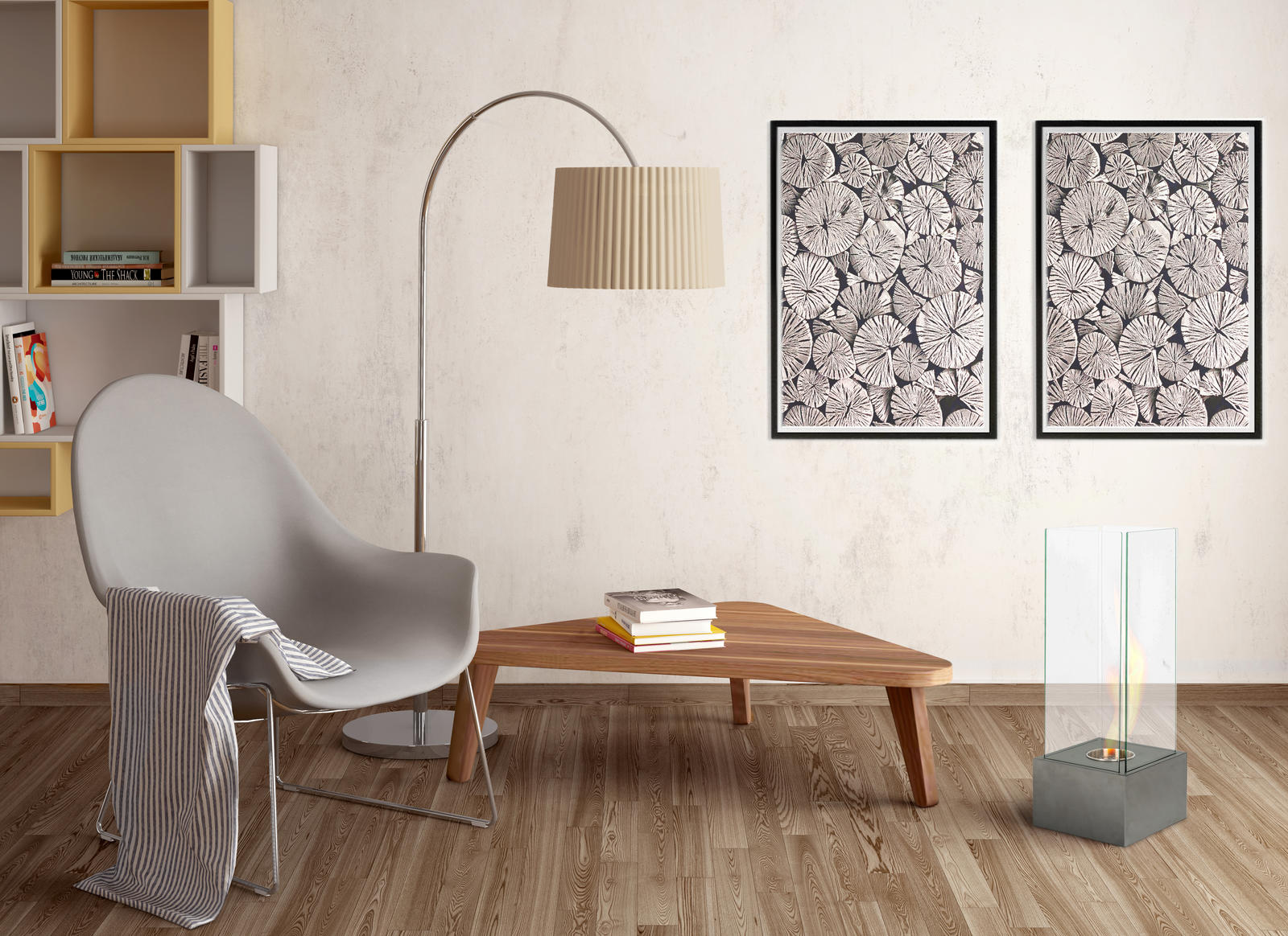 Levels - Caminetti a bioetanolo in acciaio cromato