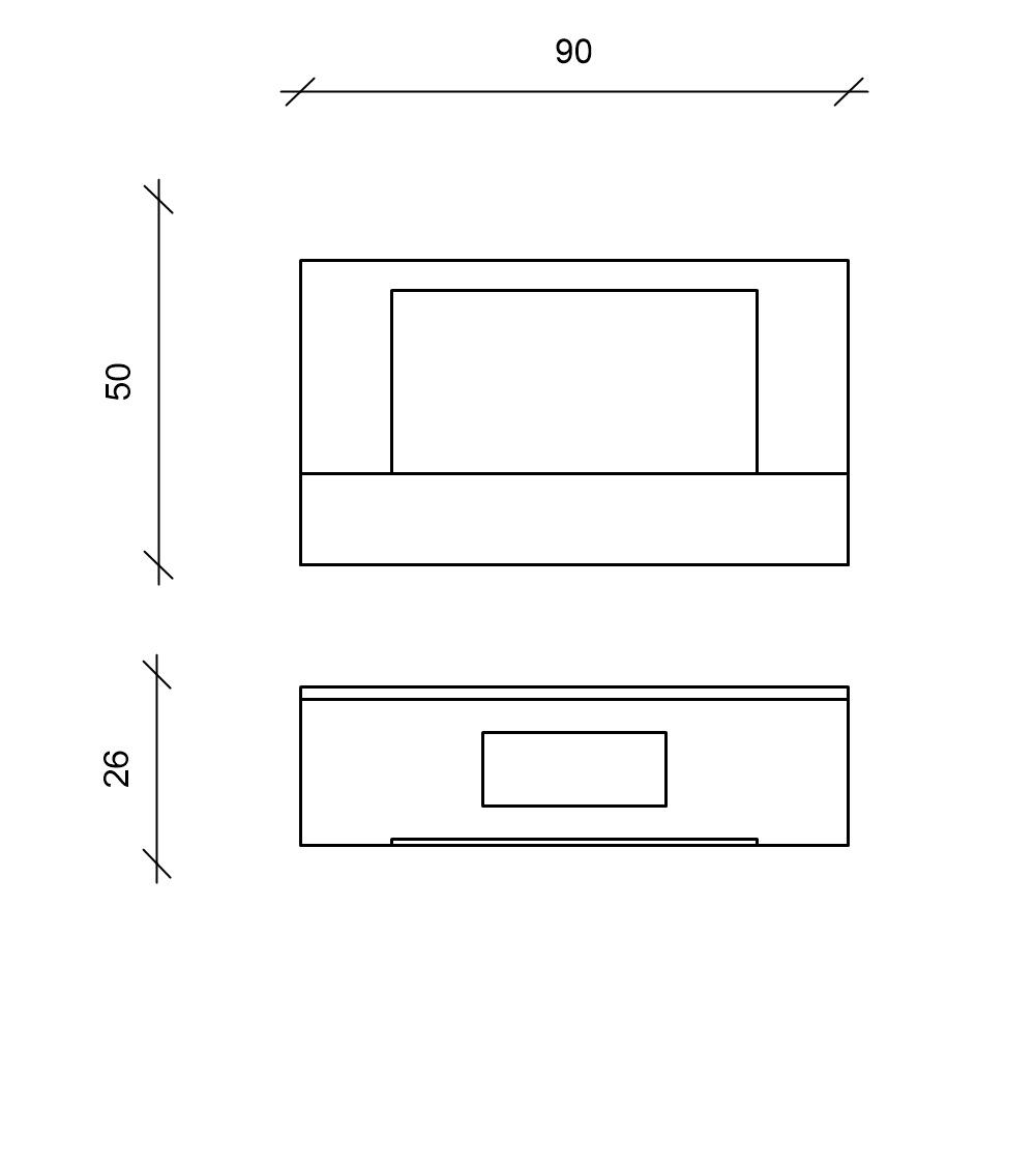 Bmovie - Biocamino da parete in metallo nero