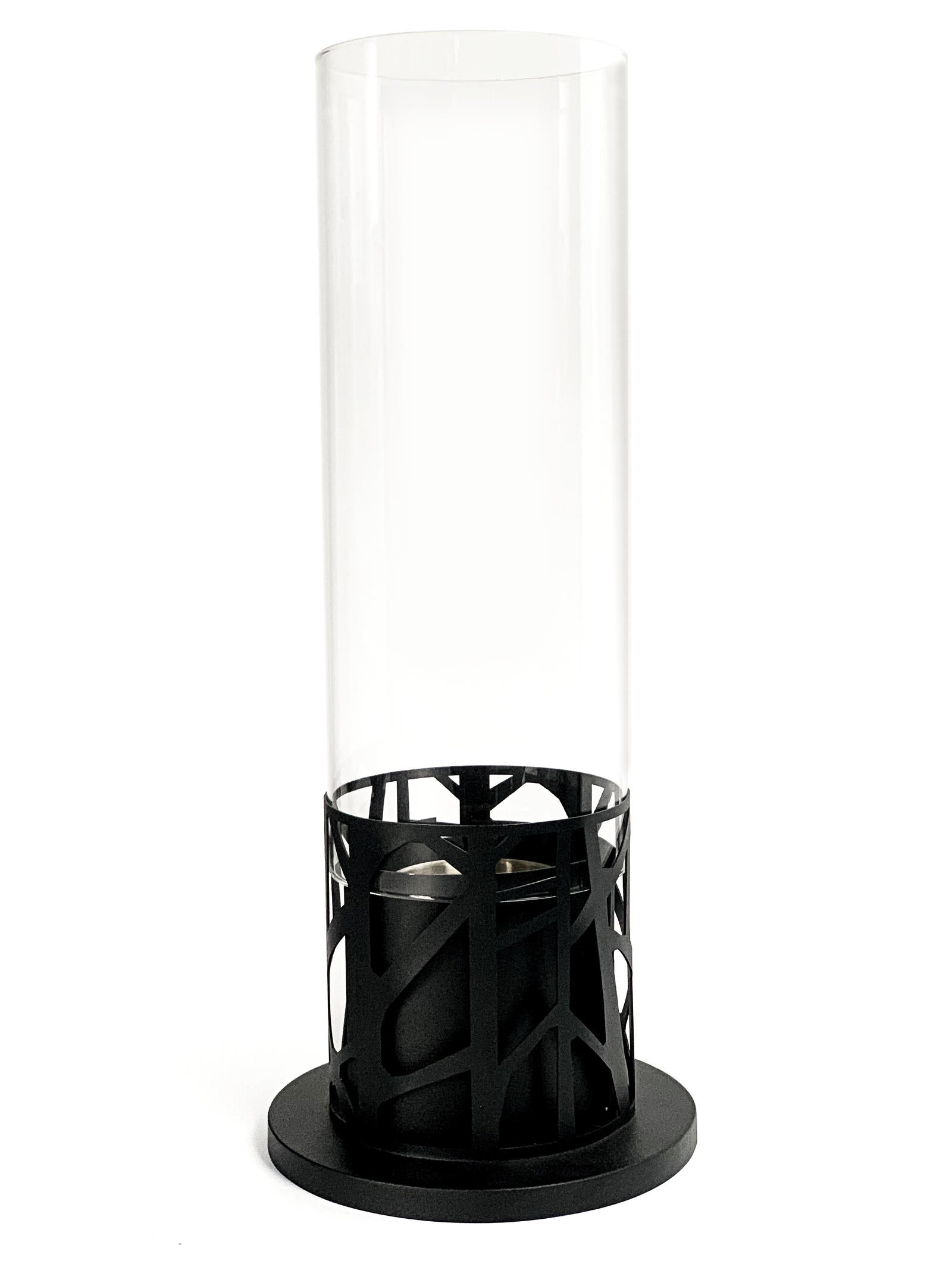 Piper - Candela da tavolo al bioetanolo in metallo nero