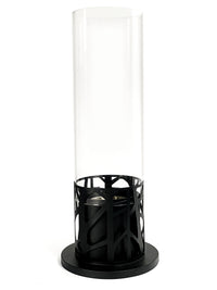 Piper - Candela da tavolo al bioetanolo in metallo nero