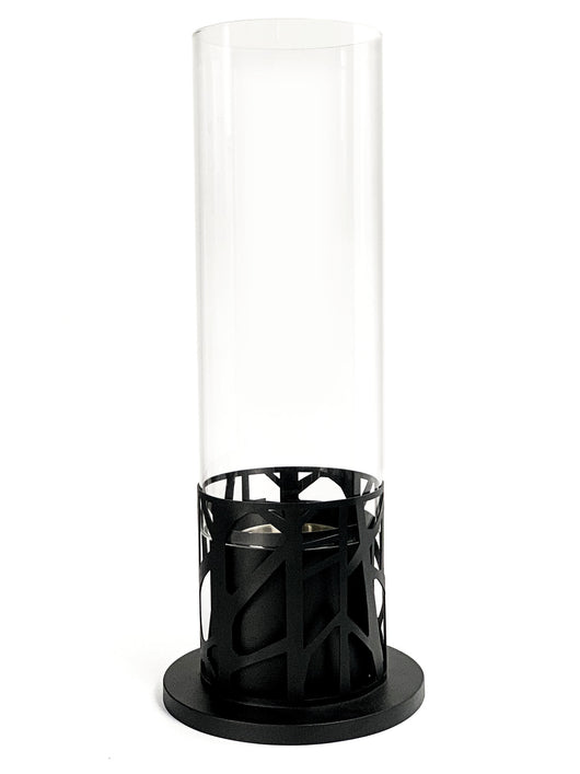 Piper - Candela da tavolo al bioetanolo in metallo nero