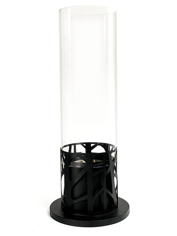 Piper - Candela da tavolo al bioetanolo in metallo nero