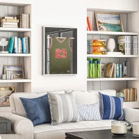 Cornice con Telaio in Alluminio e Fodera Interna in Feltro, 70x90 cm, Argento