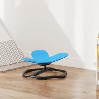 Seggiolino sensoriale per bambini, forma a farfalla, favorisce equilibrio e coordinazione, Plastica, Metallo, Blu