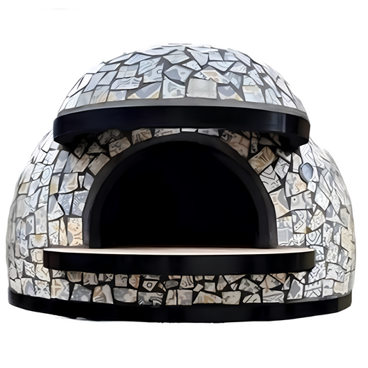 Forno legna artigianale linea vietri rivestimento mosaico resistente *** misura Ø 80 cm, confezione 1