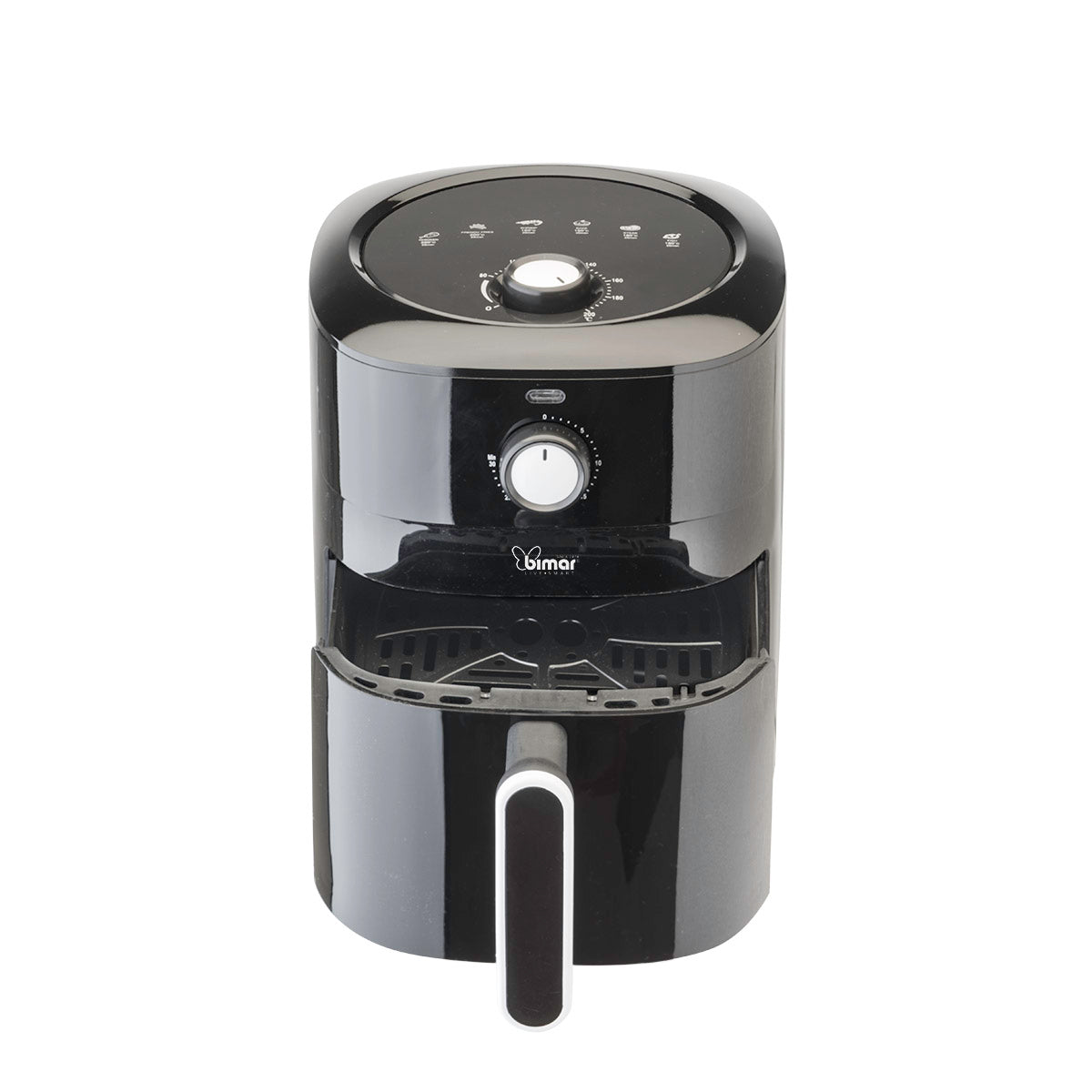 Bimar Friggitrice Aria FR42 4,2L 80W Timer Spegnimento Automatico Temperatura 80-200°C