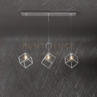 FRAME SOSPENSIONE RETTANGOLARE 3 LUCI 1125-S3 R