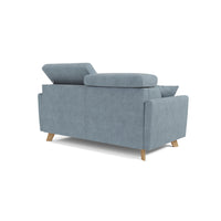 Francy Divano letto matrimoniale con poggiatesta regolabili in tessuto impermeabile e smacchiabile T17 180 cm (mat. 140x197) carta da zucchero