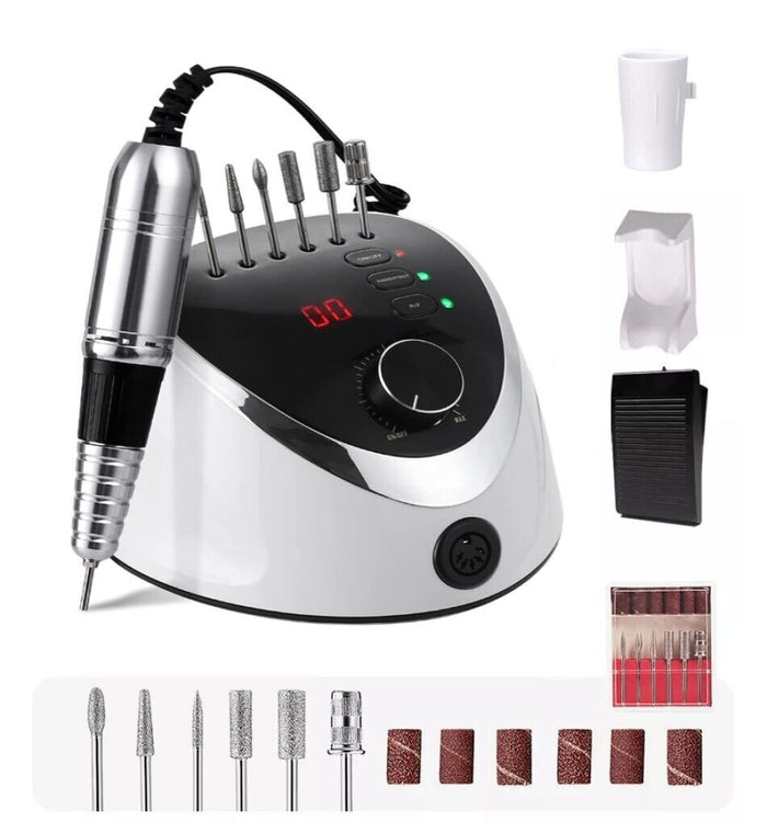 FRESA PER UNGHIE PROFESSIONALE 35000 GIRI RICOSTRUZIONE MANICURE PEDICURE M12