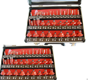 FRESE LEGNO GAMBO 8 MM X PANTOGRAFO CORNICI SET KIT 35 FRESA IN VALIGETTA